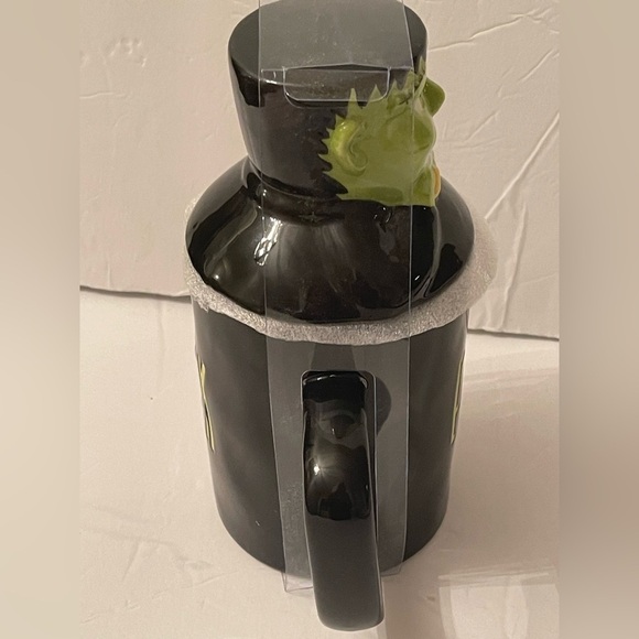 Halloween Mug “EEK” with Frankenstein Topper NEW Coffee Bar Collection - Picture 6 of 7